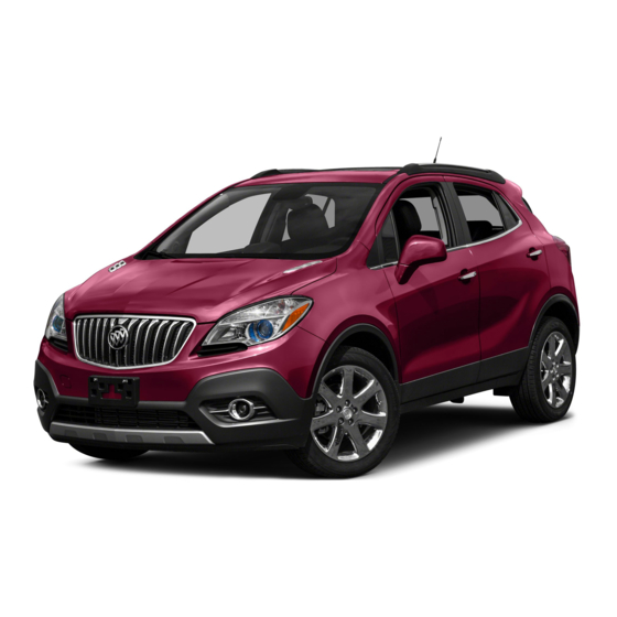 Buick Encore 2015 Quick Reference Manual