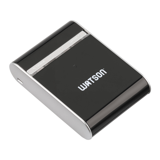 WATSON AA-U4CB 4-Bay USB Charger Manuals