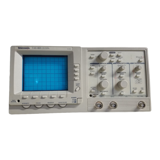 Tektronix TAS 465 Manuals