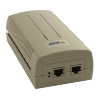 Axis T8123 High PoE 30 W Installation Manual