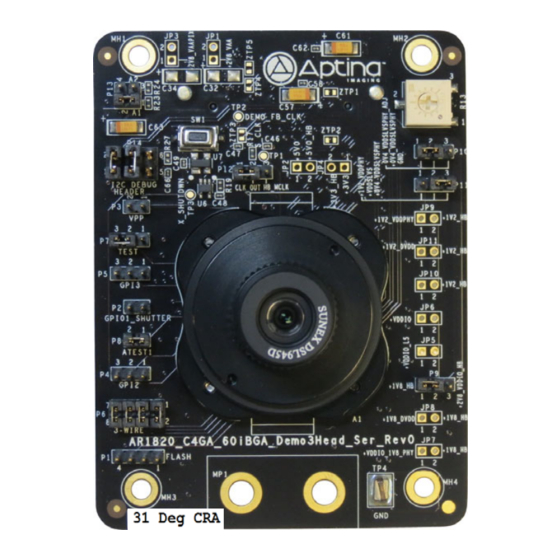 ON Semiconductor AR1820HSSC31SMEAH3-GEVB User Manual