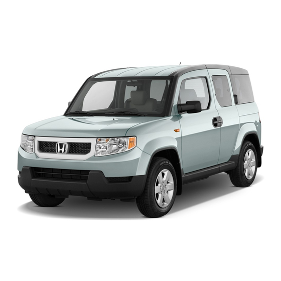 Honda 2010 Element Owner's Manual