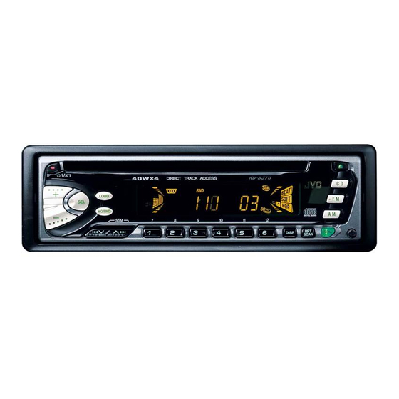 JVC KD-S620 Instructions Manual