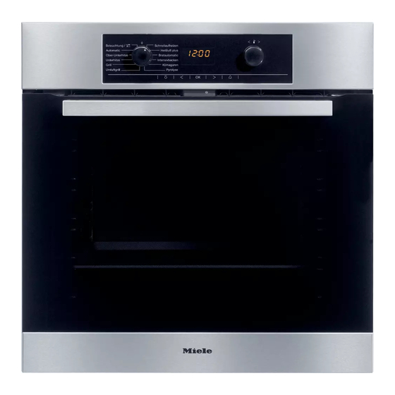 User Manuals: Miele H 5141 BP Electric Oven