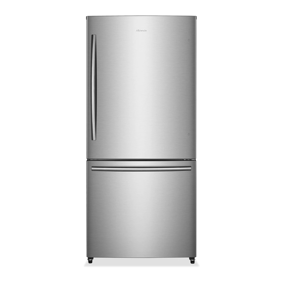 Hisense RB17N6DWE Freezer Refrigerator Manuals