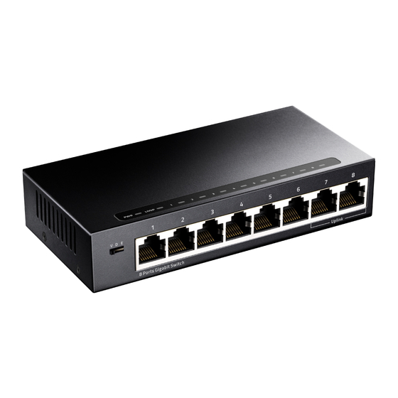 Cudy GS108 Quick Installation Manual
