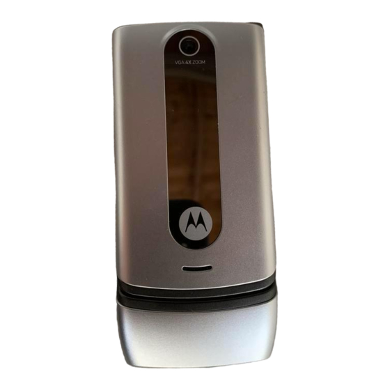 Motorola W372 User Manual