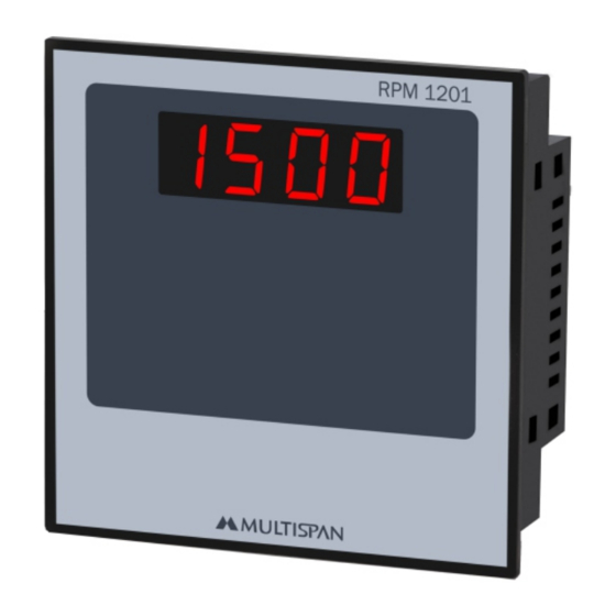 MULTISPAN RPM-1201 Operating Manual