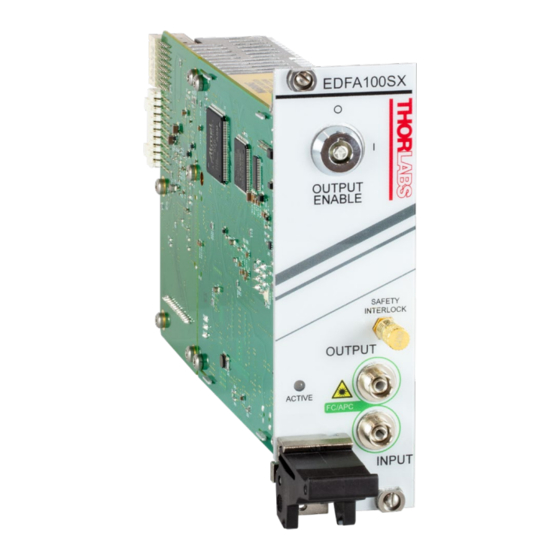 THORLABS EDFA100SX User Manual