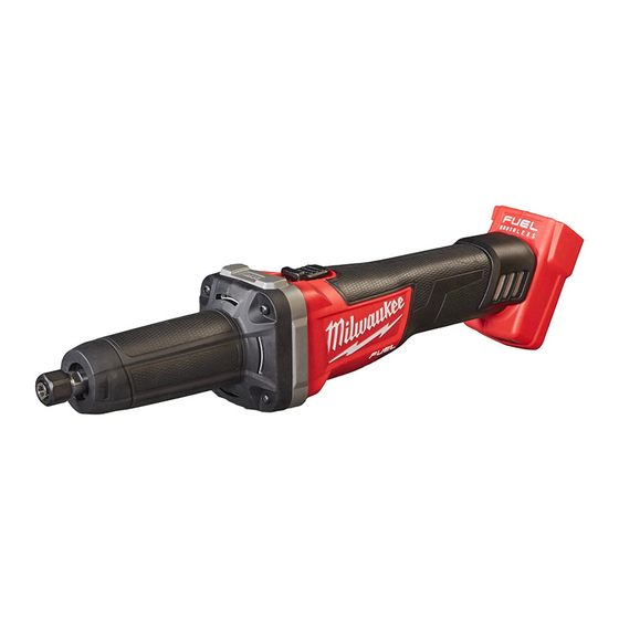 Milwaukee FUEL M18 FDG Operator's Manual