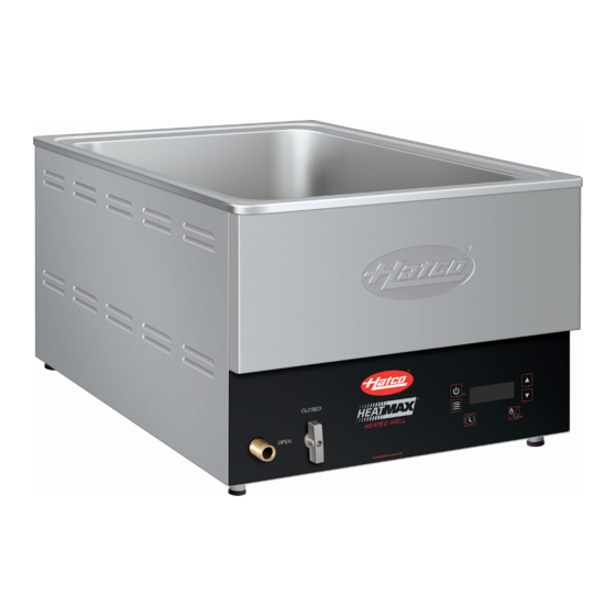Hatco HEATMAX RCTHW2 Series Installation And Operating Manual
