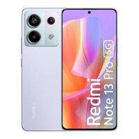 Xiaomi Redmi Note 13 Pro 5G Quick Start Manual