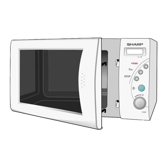 Sharp R-232 Operation Manual With Cookbook