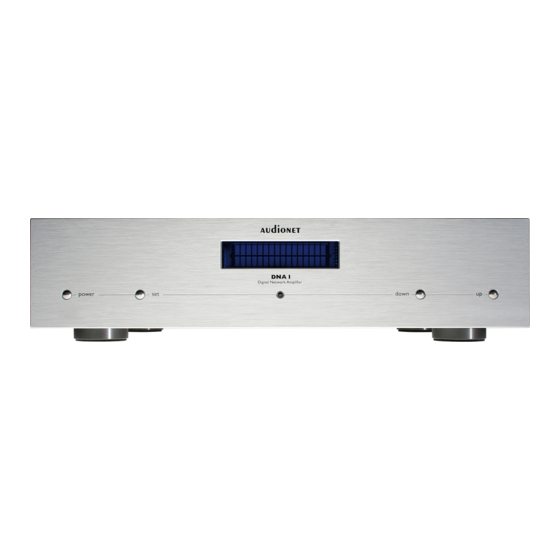 Audionet DNA I User Manual