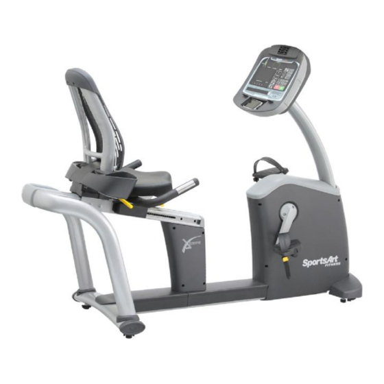 SportsArt Fitness C572R Owner's Manual
