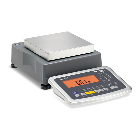 Sartorius Signum 1 Operating	 Instruction