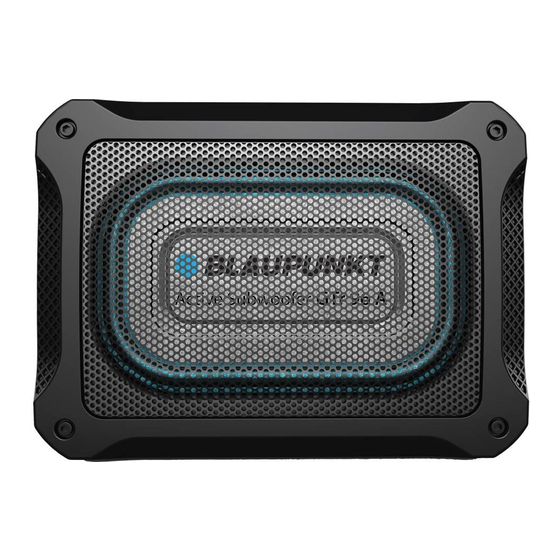 Blaupunkt GTr 96 A Operating And Installation Instructions