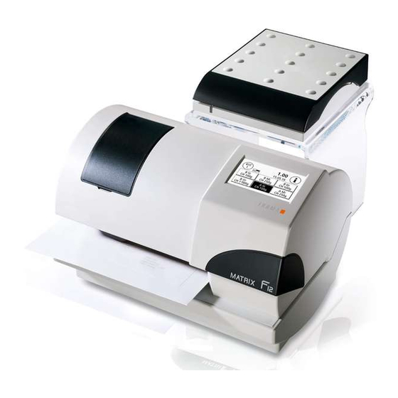 Frama Matrix F Series Quick Installation Manual