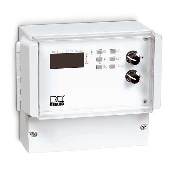 REMKO ATR 10 Operating And Installation Instructions
