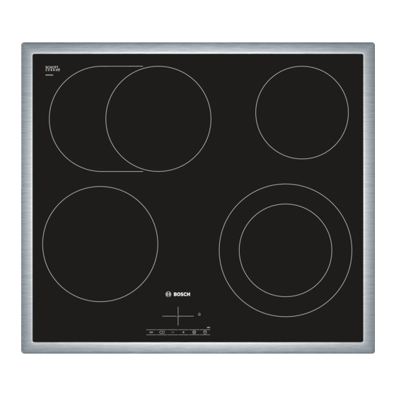 Bosch NKN645B17 Installation Instructions Manual
