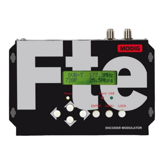 FTE MODIG Series User Manual