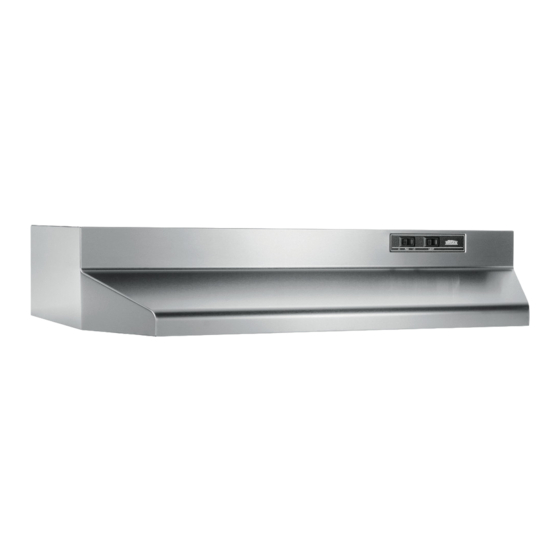 NuTone 403004 Installation Instructions Manual