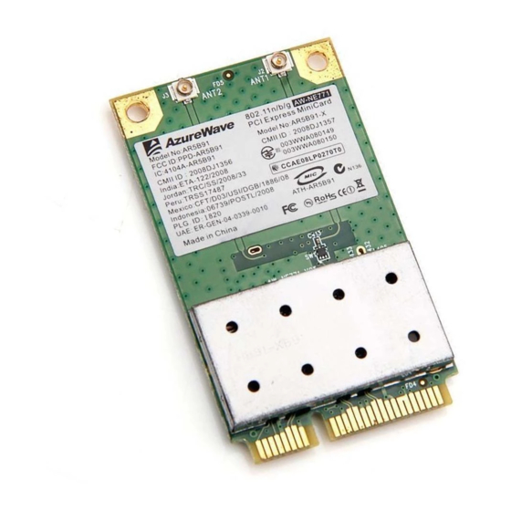 Atheros AR5B91 Manual