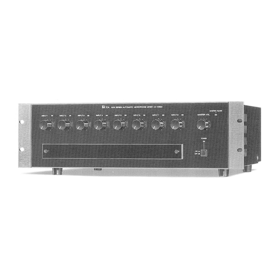 Toa AX-1000A Specifications