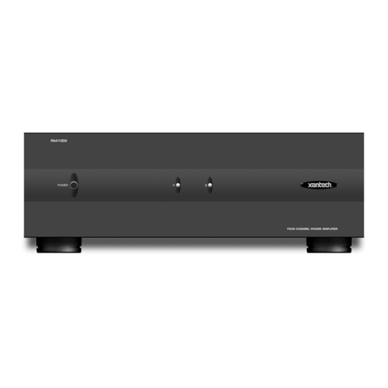 Xantech PA4100X Installation Instructions Manual