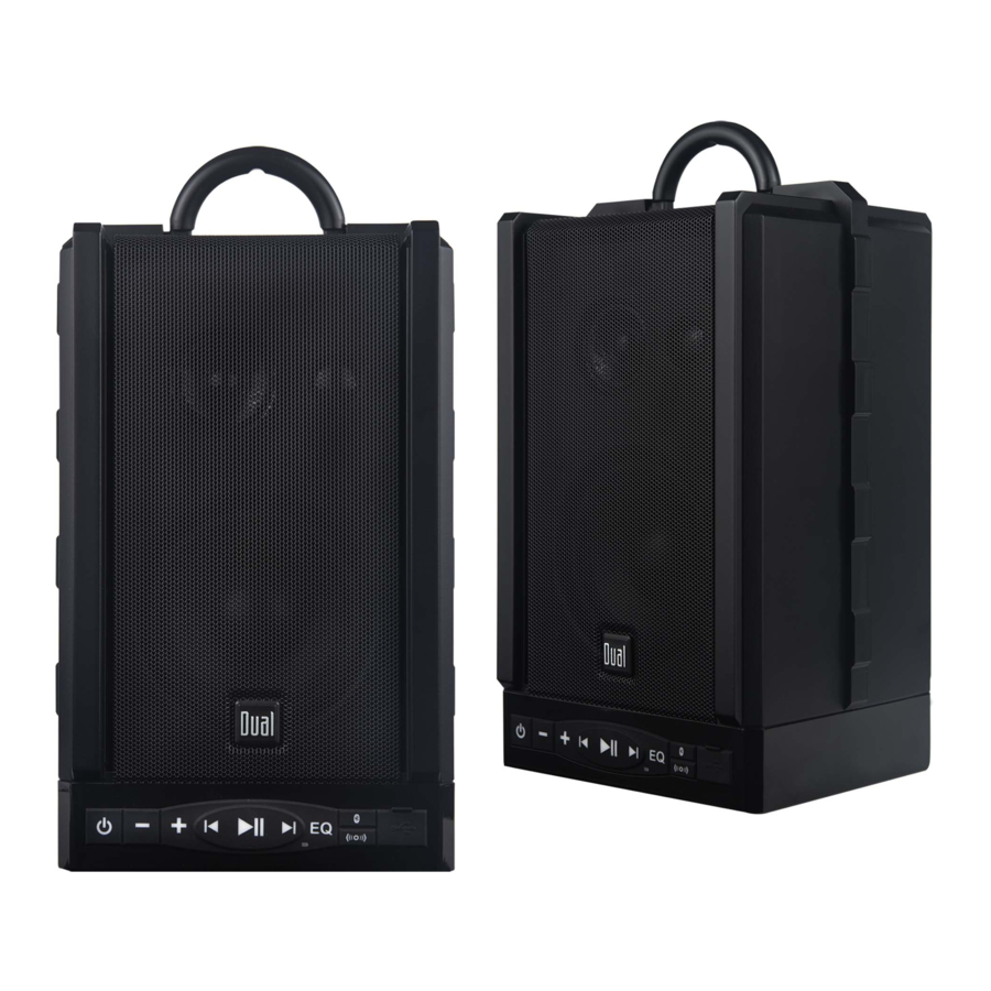 Dual AMBTS34 - Portable Speakers Manual