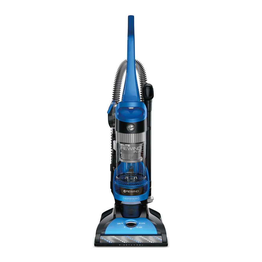 Hoover Elite Rewind Plus - Upright Vacuum Manual