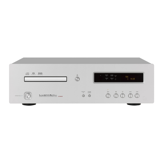 Luxman D-05 Owner's Manual