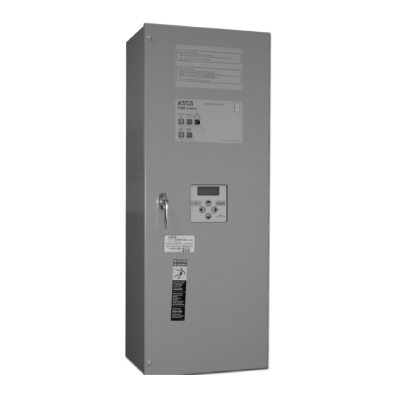 Asco 7000 Series Operator's Manual