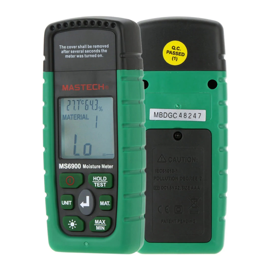 Mastech MS6900 User Manual