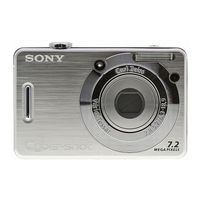 Sony DSCW55P - Cybershot 7.2MP Digital Camera Handbook