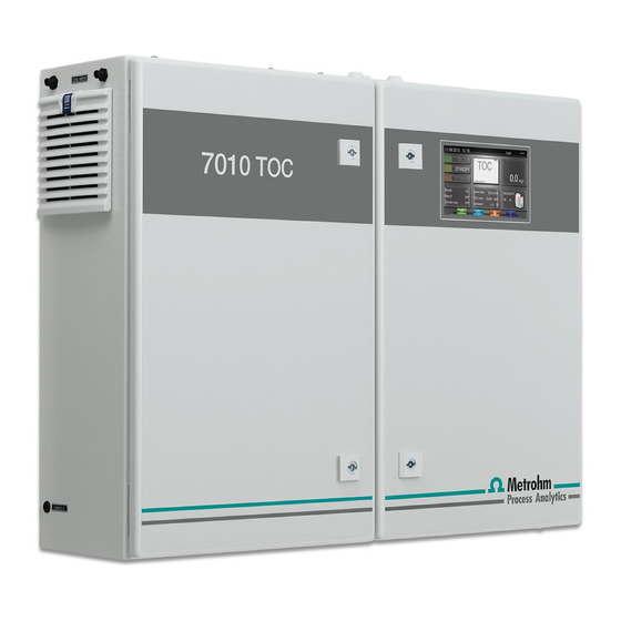 Metrohm 7010 TOC User Manual