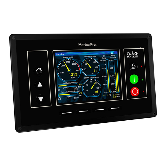 auto maskin Marine Pro 400 Series Configuration Manual