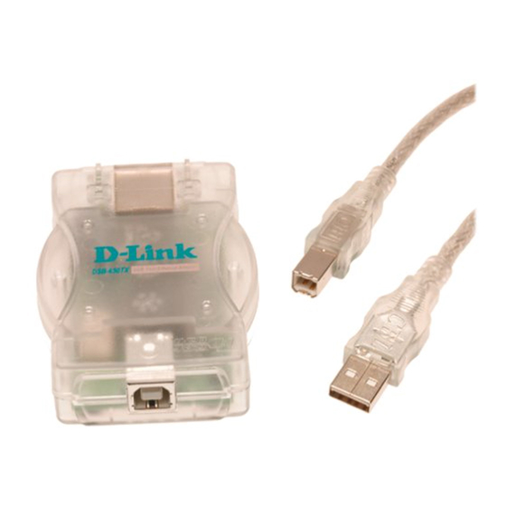 D-Link DSB-650TX Reference Manual