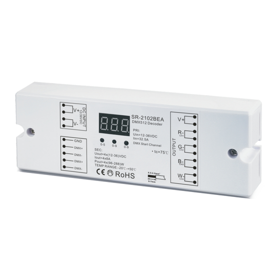 Sunricher Easy DMX512 Using Instruction