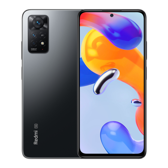 Mi Redmi Note 11 Quick Start Manual