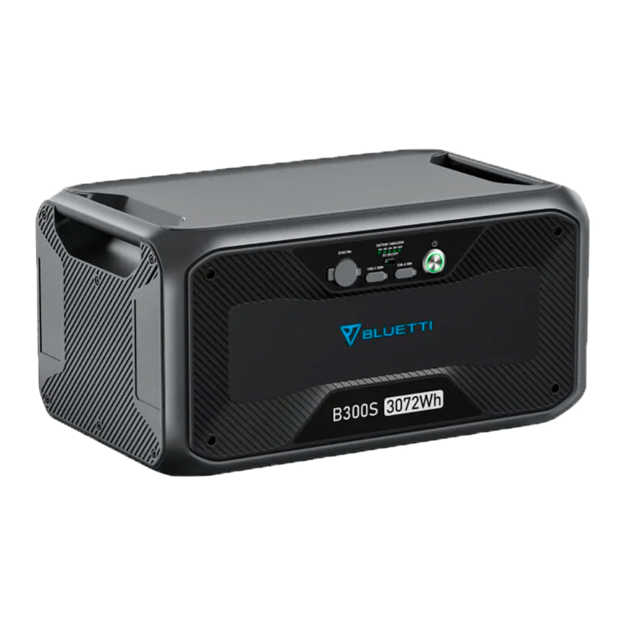 BLUETTI B300S - Expansion Battery Manual