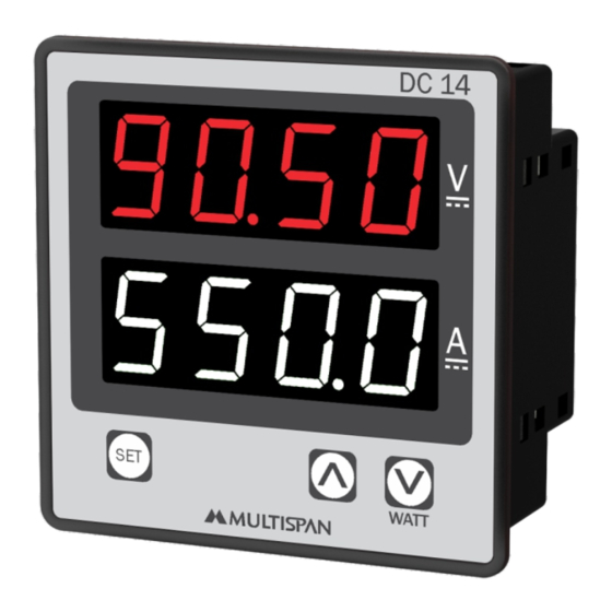 MULTISPAN DC-14 Manual