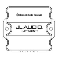Garmin JL Audio MBT-RXv2 Manual
