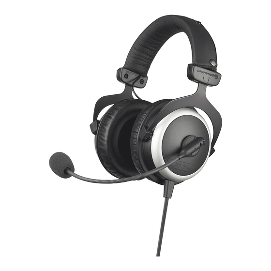 Beyerdynamic HS 200 Features And Specifications
