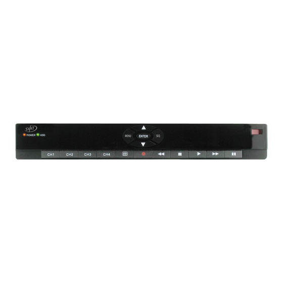 SVAT CV300 - 4CH Instruction Manual