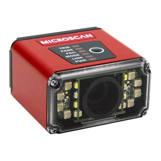 Microscan MicroHAWK MV-20 Quick Start Manual