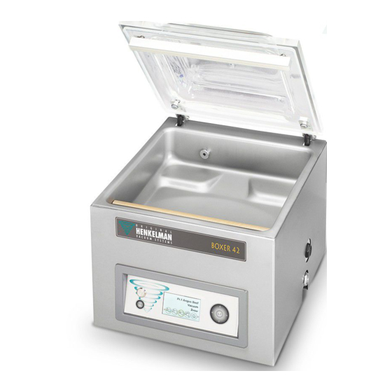 Henkelman Boxer Series User Manual
