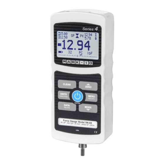 Mark-10 4 Series Quick Start Manual