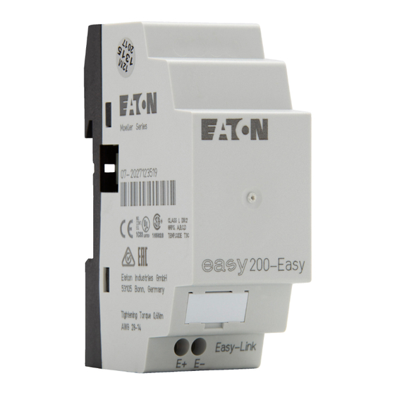 Moeller MFD Series Installation Instructions Manual
