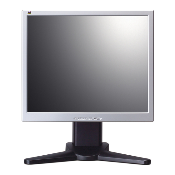 ViewSonic VP720B - ThinEdge - 17" LCD Monitor Service Manual